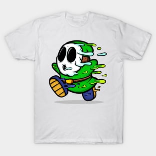 mask green dwarfs run T-Shirt